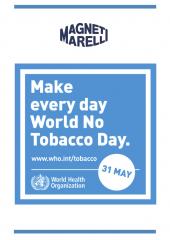 Magneti Marelli joins in the celebrations for World No Tobacco Day
